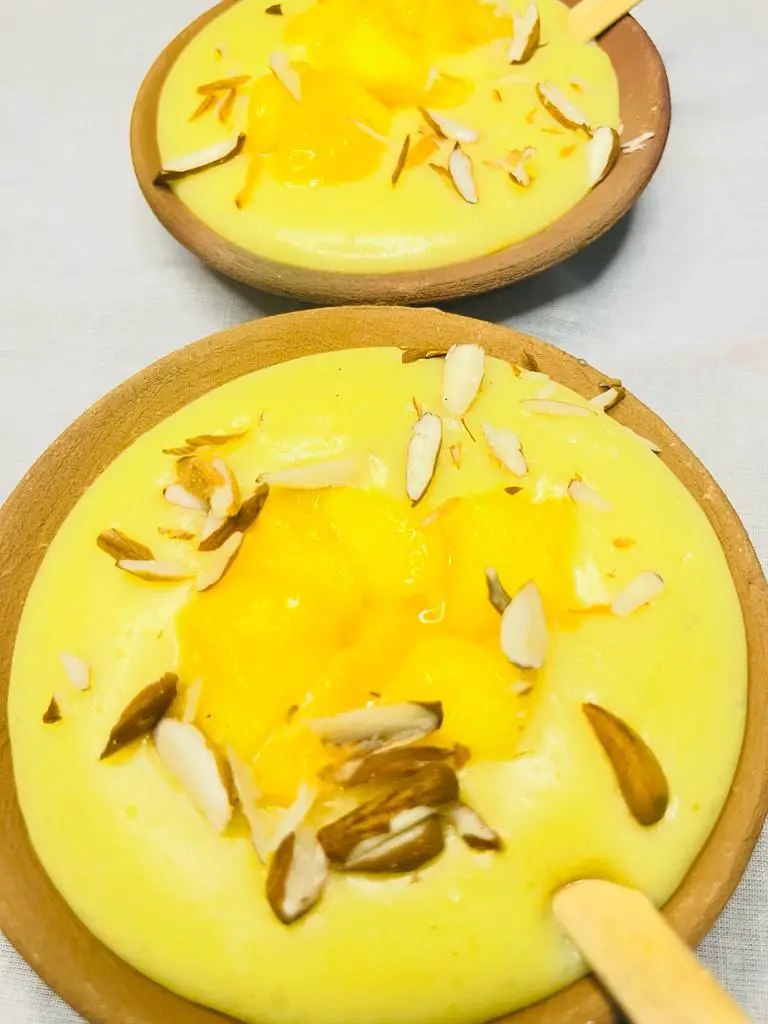 Homemade Mango Phirni Recipe (Mango Phirni )